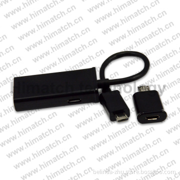 Mhl to HDMI Adapter with Integrated USB Charging Port